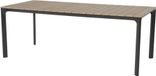In And OutdoorMatch Tafel - 200x90 cm - Aluminium en polywood - Uitstraling van teakhout