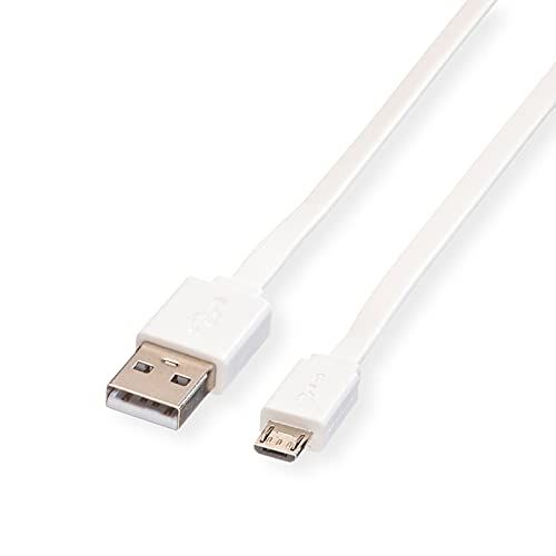 ROLINE USB 2.0 kabel, USB A - Micro USB B 1,0 m