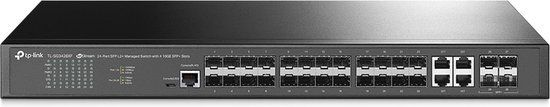 TP-Link JetStream TL-SG3428XF - Managed L2+ Switch - 1U - Gigabit - Black