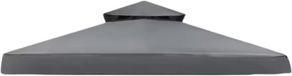 Bolt Edge Tente de réception toit gris - 3x3m