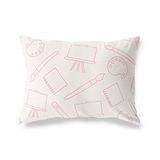 BonaMaison Housse de coussin décorative, motif aléatoire, 45x60 cm