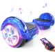 Trottinette électrique, 16,5 cm, Bluetooth, bandes lumineuses LED, adapté pour terrain accidenté