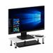 Furinno Turn-N-Tube Monitor Riser Stand, Engineered Hout, Wit Eik/Roestvrij Staal, 49,8 (B) x 11,7 (H) x 26,9 (D) cm