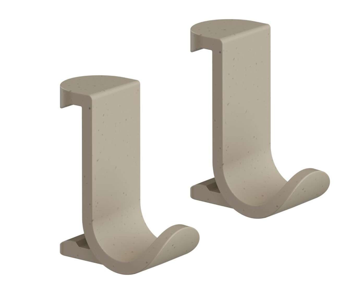Hansgrohe WallStoris Planet Edition - Haak, 2 stuks, beige