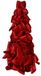 Countryfield ornament stof kerstboom royals 40x12x40cm bordeaux