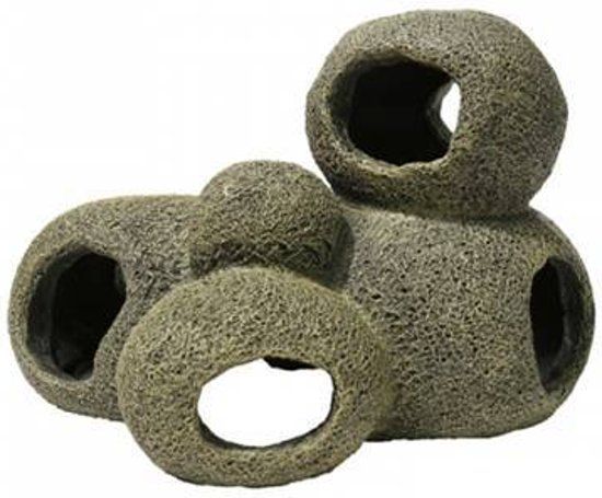 Rosewood Aquarium Ornament Cave Complex - 19x12.5x12.5 cm