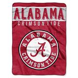 THE NORTHWEST COMPANY Alabama Crimson Tide Basic Raschel plaid deken, 60 "x 80", rood