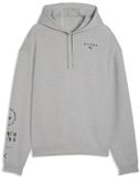 Puma Hoodie M X Hyrox Cloudspun Light Gray Heather Katoen/Polyester Regular Fit Heren M