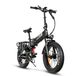 SmartAI 20-inch elektrische fiets, e-bike, 15Ah, opvouwbare fatbike, mountainbike, actieradius 120 km, opvouwbare pedelec voor volwassenen (150-180 cm), 7 versnellingen, opvouwbaar, aluminiumlegering