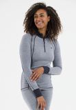 WHISTLER Funktions-Langarmshirt Candee staal blauw Wol/Polyester/Elastaan Maat S