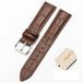 By Qubix Qubix - Geschikt voor Xiaomi Watch S4 - 41mm - Crocodile leren bandje - Bruin