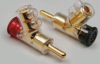 BKL Electronic 0107006 Banaanstekker Stekker, recht Stift-Ø: 4 mm Rood 1 stuk(s)