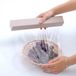Ibenzoa® Folie- en Aluminiumfolie Dispenser met Verborgen Veiligheidsmes en Magnetische Bevestiging voor Keuken en Restaurantgebruik