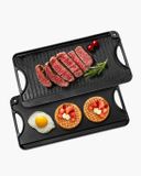 Vevor Omkeerbare Bakplaat, Voorgekruide BBQ-pan van Gietijzer, 492 x 218 mm
