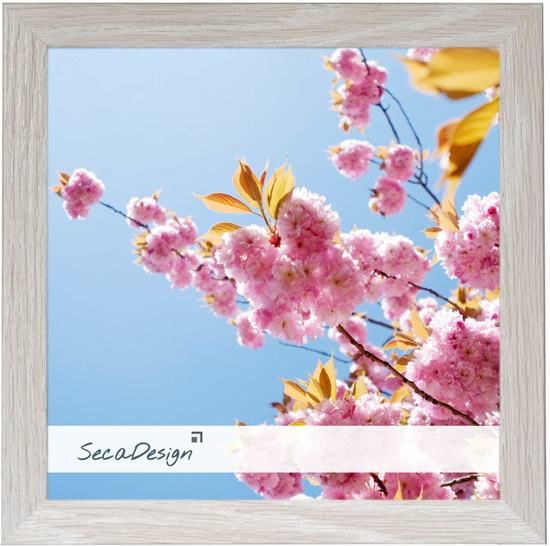 SecaDesign Anima Fotolijst Hout - Fotomaat 20x20 cm - Lichtgrijs - 8719481043926