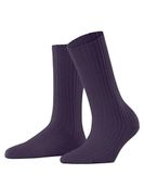 FALKE Cosy Wool Boot eenkleurig wol sokken dames rood - maat 35-38