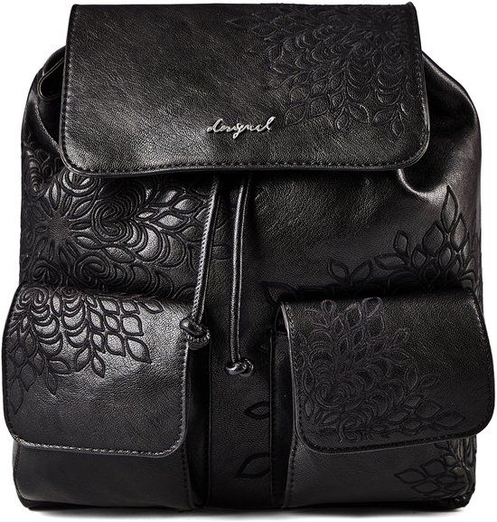 Desigual vrijetijdsrugzak handtas Sierra Prisa Mini Backpack Black zwart