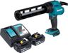 Makita DCG 180 RG accucartridgepistool 18 V + 2x accu 6,0 Ah + oplader