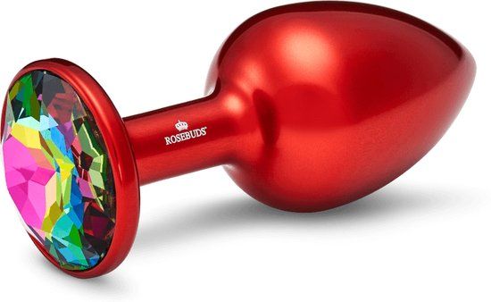 Rosebuds™ Medium Alu Red Crystal