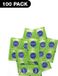EXS Glowing Condoms - 100 Pack - Natural Latex - Lubricated - Standard Size - Medical Device