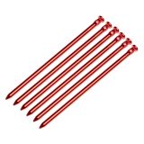 Hi-tec Alupeg tentknijper (set van 6) (rood)