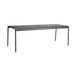 Hay - table rectangulaire Palissade - Noir - acier thermolaqué - Designer Ronan & Erwan Bouroullec
