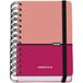 Dohe Schoolagenda 2024/2025, 1 dag per pagina, A6 (12 x 17 cm), ringsluiting en rubber, Spaans en Engels, 4 stickerpagina's, september tot juni, schoolmateriaal - Duo roze