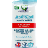 Greenshield Hand Disinfection Wipes, Biodegradable, Antibacterial And, Fris, 15 stuks
