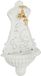 Merkloos / Sans marque Relaxdays Muurfontein buiten - 42 cm - met wasbak en kraantje - gietijzer - wit