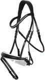 Imperial Riding Gecombineerd hoofdstel met neusriem Fria X-Full Zwart Schapenwol