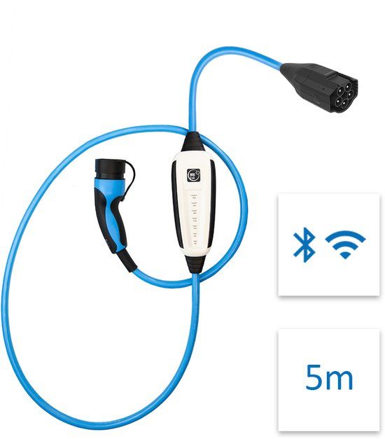 NRGkick - Mobiele lader - 22 kW - Type 2 - 5m - WiFi - Bluetooth