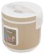 Fermenteur d'ail 6 litres - Appareil pour faire de l'ail noir - Contrôle automatique de la température 50–85 °C - Minuterie pour 12–15 jours - Chauffage 3D à 360° - Acier inoxydable - Doré