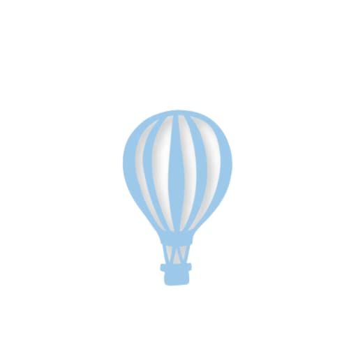 Craftelier - Stansvorm - Heteluchtballon - 2,6 x 4,2 cm