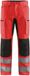 Blåkläder High Vis broek met stretch 1585-1811 - High Vis Rood/Zwart - D84