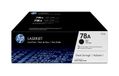 HP 78A Originele Zwarte LaserJet Tonercartridge, 2-Pack