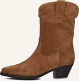 Notre-V 07-433 Cowboylaarzen Suède Dames Cognac