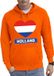 Bellatio Decorations Shoppartners Bv Oranje Holland hart vlag hoodie / hooded sweater heren 2XL