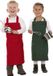 LINK Kitchenwear Keukenschort - Kinderen - Wit - Polyester - Effen - 60 x 60 cm