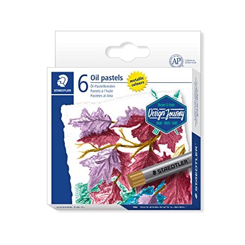 Staedtler 2420M C6-C metallic oliepastels - verschillende kleuren (Pack van 6)