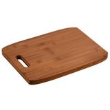 KESPER - Snij- en serveerplank 38×25×1,6 cm - FSC bamboe - geolied met BIOFA-olie - vochtafstotend & robuust - 59380