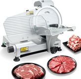 Vevor Commerciële Vleessnijmachine, 10 Inch Elektrische Delicatessensnijmachine, 320 W