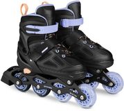 Spokey Quattro 4in1 Skates - Zwart / Lichtblauw - 30-33