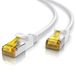 CSL CAT 7 Slim netwerkkabel 20 m patchkabel RJ45 LAN Gigabit Ethernet LAN 1000 MB U/FTP PIMF afscherming Switch Router Modem PS5 XBox Series X compatibel met CAT 6 CAT 8 wit