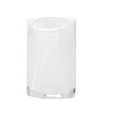 Gedy - G-Twist borstelhouder wit satijn Bowl (4698S200300)