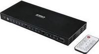 Speaka Professional 4x2 Port HDMI-schakelaar met audio-poorten 3840 x 2160 megapixel zwart