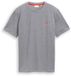 TOM TAILOR Shirt 'Piqué' grijs