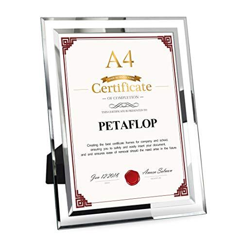 PETAFLOP A4 Fotolijst Glas Certificaat Frame Document Frame Diploma Afstuderen