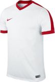 Nike Striker IV Teamshirt Heren Sportshirt - Maat XL - Wit/Rood