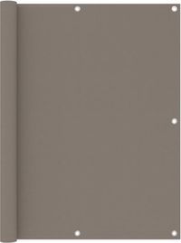 vidaXL Balkonscherm 120x300 cm Oxford stof Taupe
