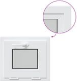 vidaXL Kantel kelderraam RISOR 45 x 40 cm PVC en helder vlakglas